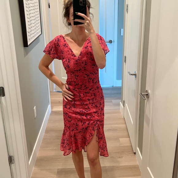 Majorelle pink floral dress - Picture 2 of 5